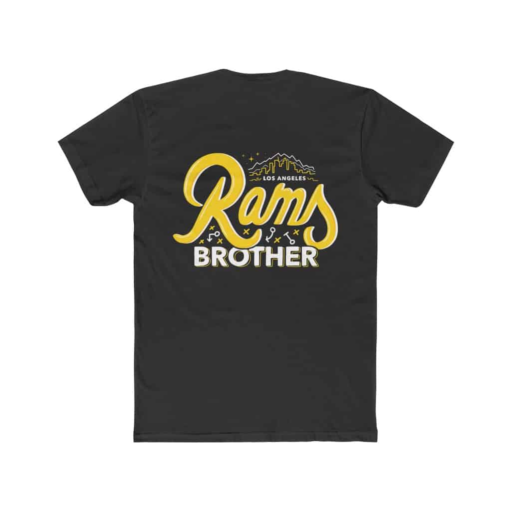 Rams Brother T Shirt Skyline Rams Brothers Podcast LAFB Network