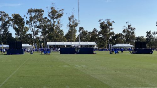 Los Angeles Rams Training Camp In Irvine California. Photo Credit: Ryan Dyrud | LAFB Network