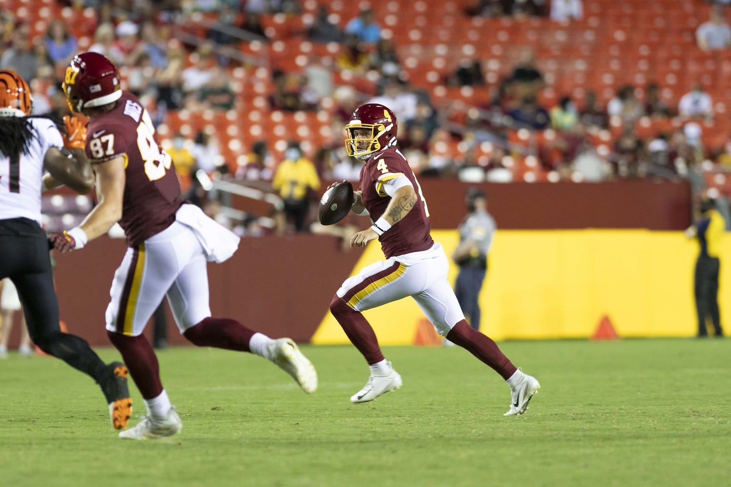 Fantasy Football 2021: Early Waiver Wire Week 2 3 Washington Football Team QB Taylor Heinicke. Photo Credit: All-Pro Reels | Creative Commons License