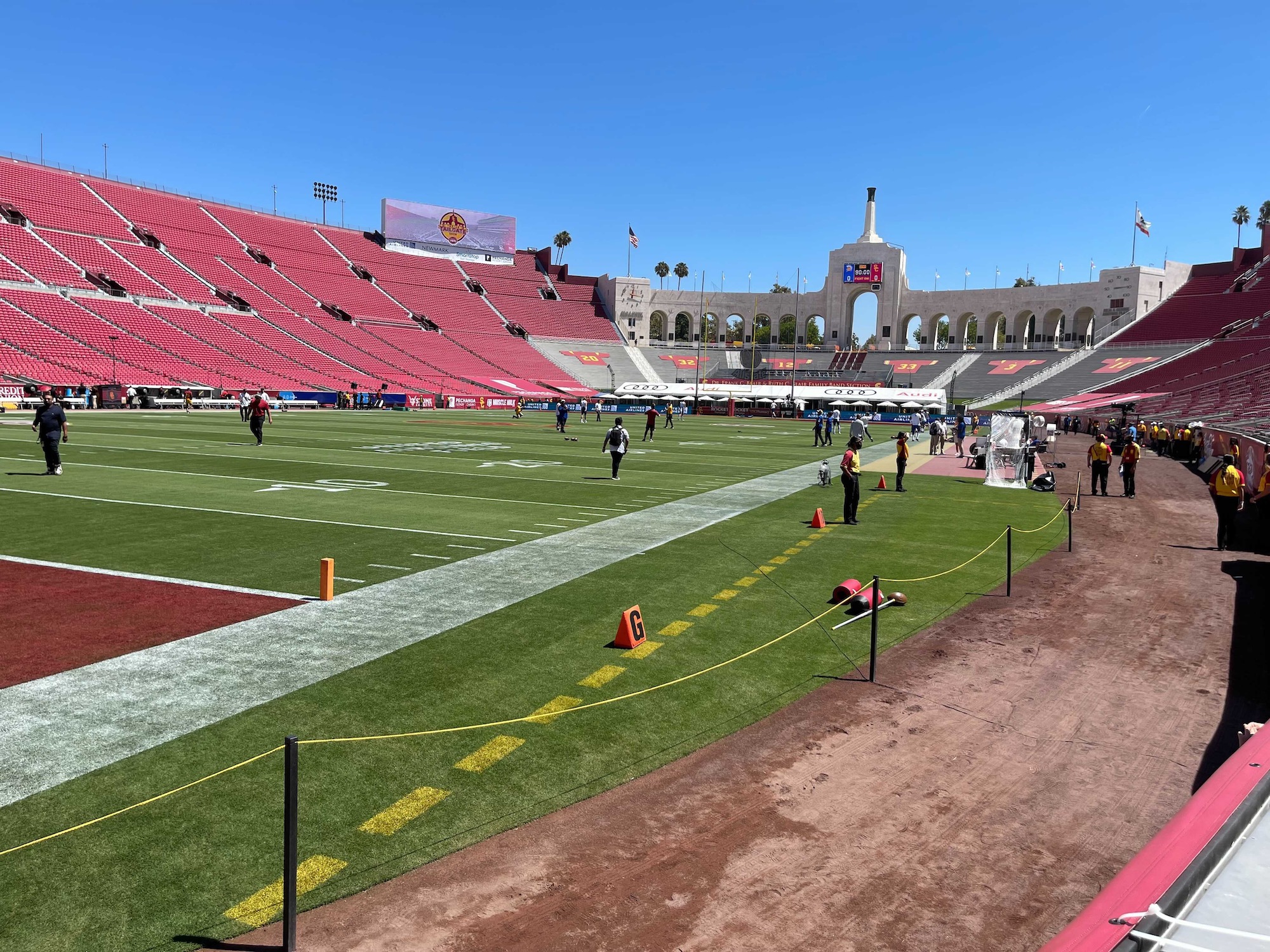 Spring Football Is Back For The USC Trojans In Southern California