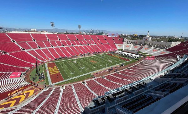 The USC Trojans Host The San Jose State Spartans At The Coliseum. Photo Credit: Ahmad Akkaoui | LAFB Network