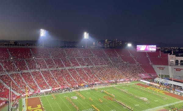 USC Trojans vs Stanford Cardinal at the Coliseum. Photo Credit: Ryan Dyrud | LAFB Network