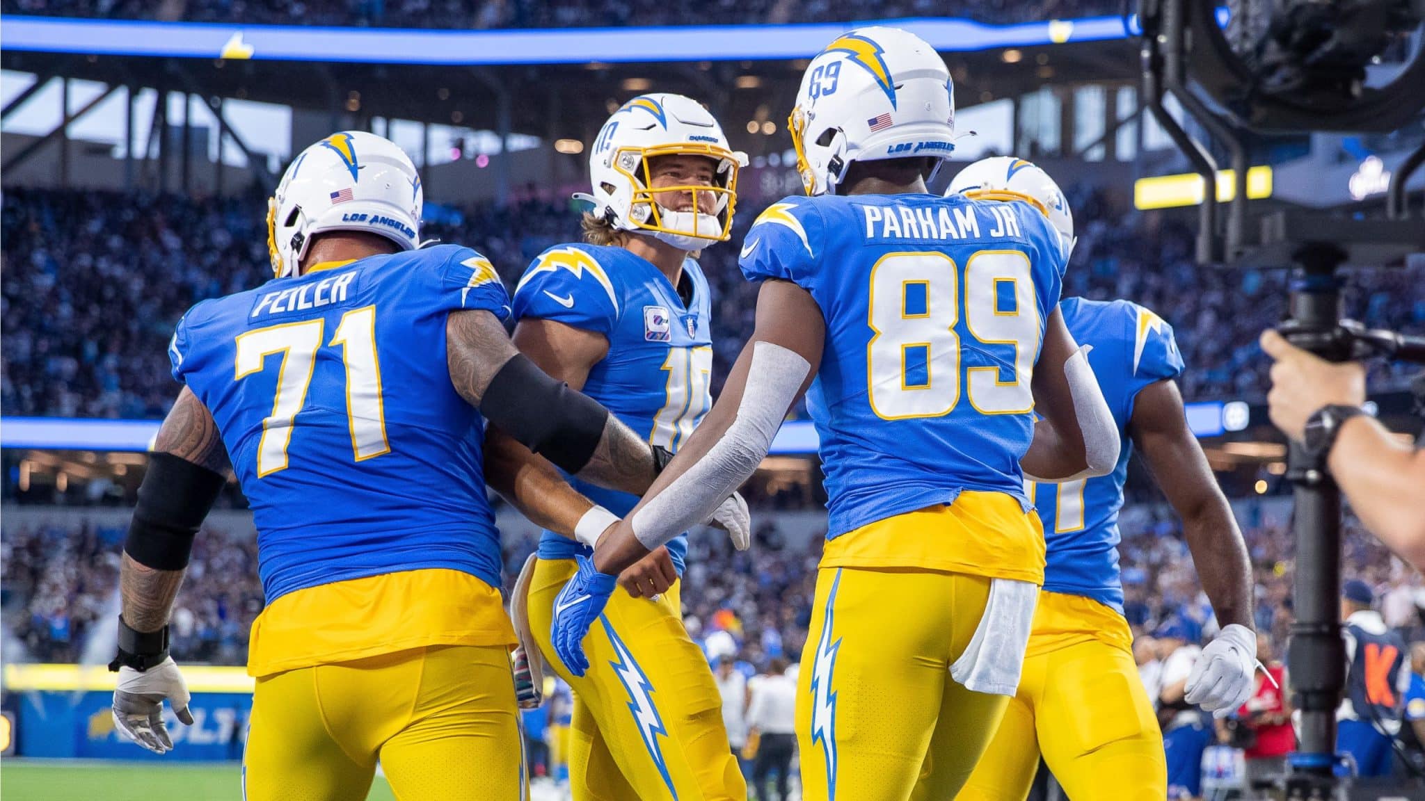 Potential Los Angeles Chargers Trade Targets 3 Herb celebrates scaled