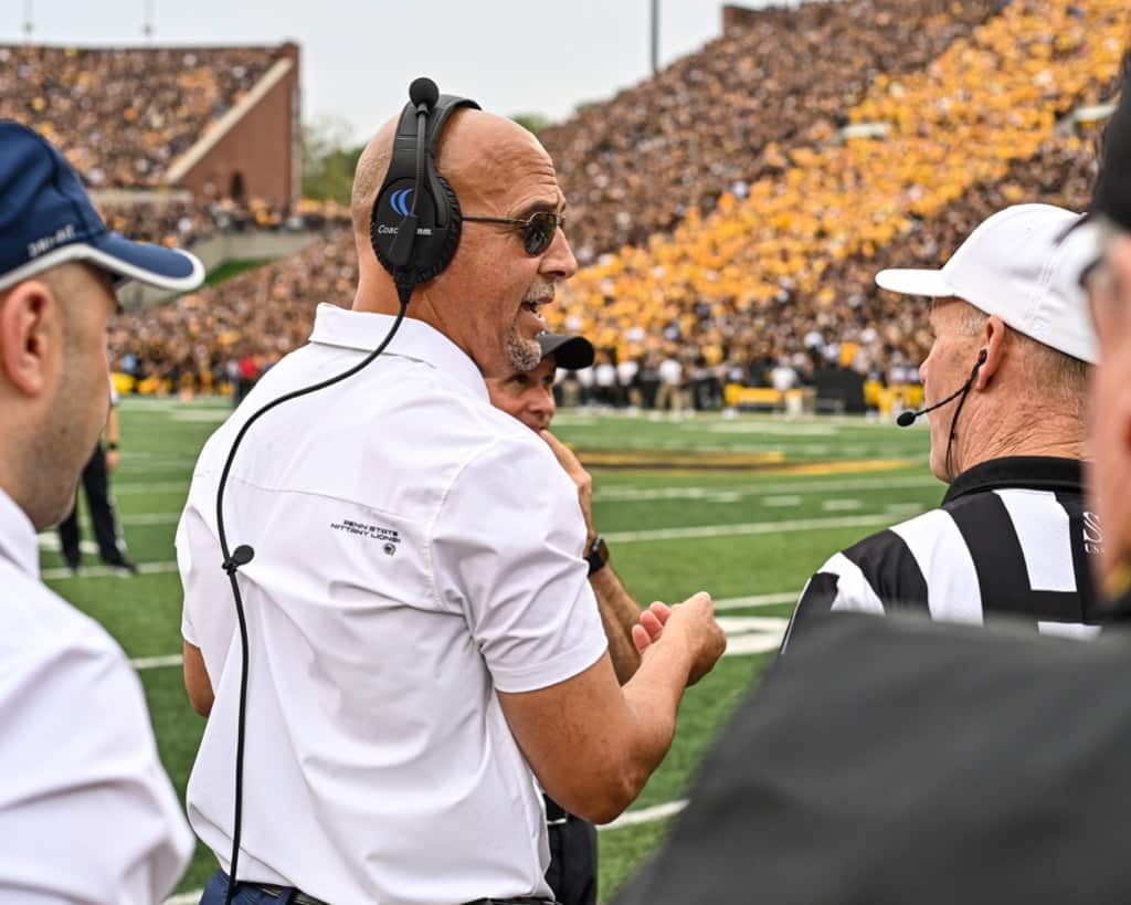 Penn State Football Coach James Franklin. Photo Credit: Mark Selders | Penn State Athletics