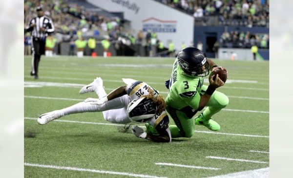 Seattle Seahawks Quarterback Russell Wilson. Photo Credit: Corky Trewin | Seattle Seahawks