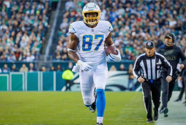 Los Angeles Chargers Tight End Jared Cook. Photo Credit: Ty Nowell | LA Chargers