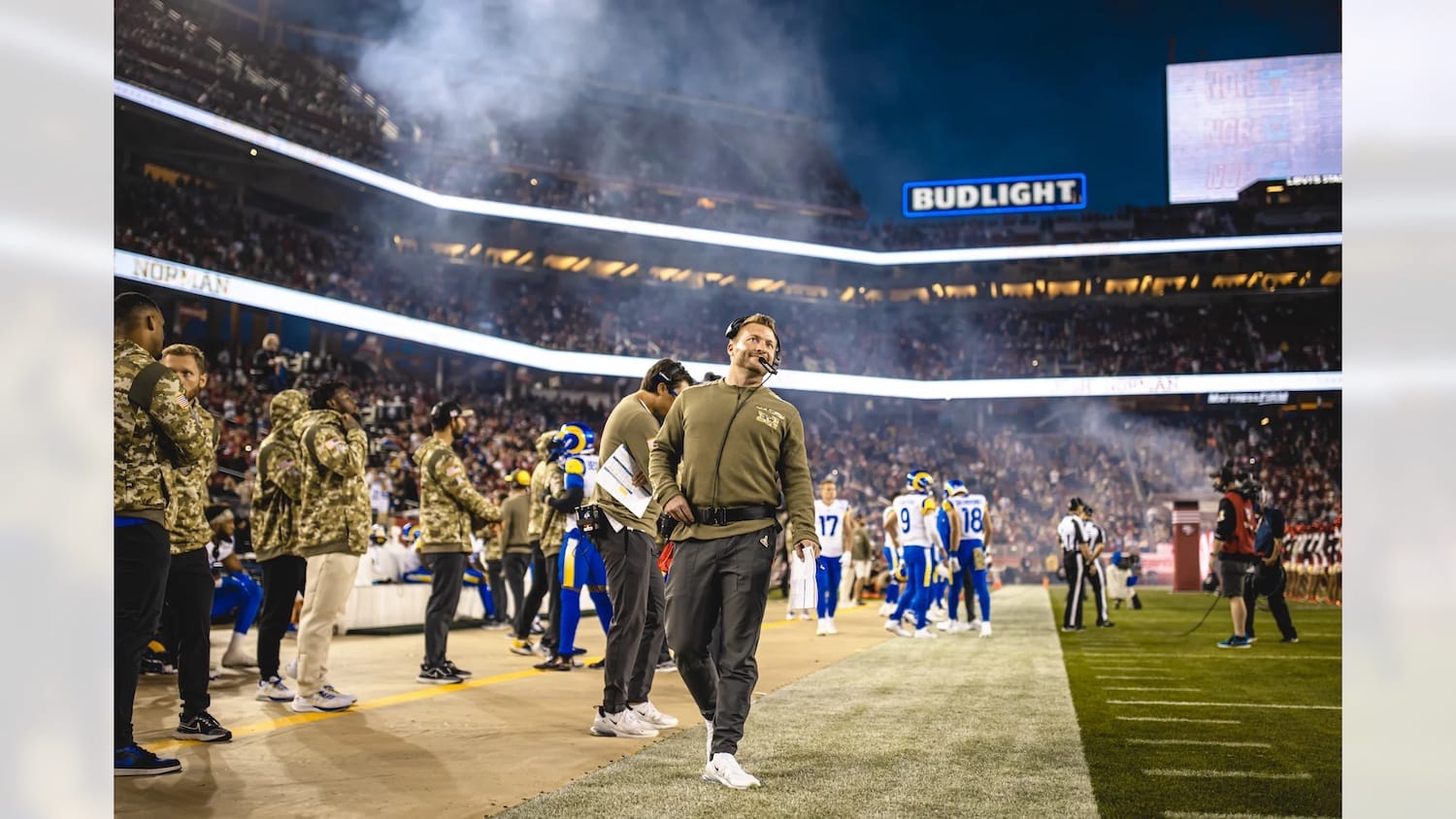 Los Angeles Rams Head Coach Sean McVay. Photo Credit: Brevin Townsell | LA Rams