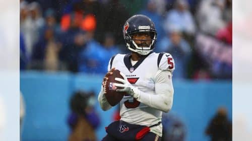 Houston Texans Quarterback Tyrod Taylor. Photo Credit: Zach Tarrant | Houston Texans