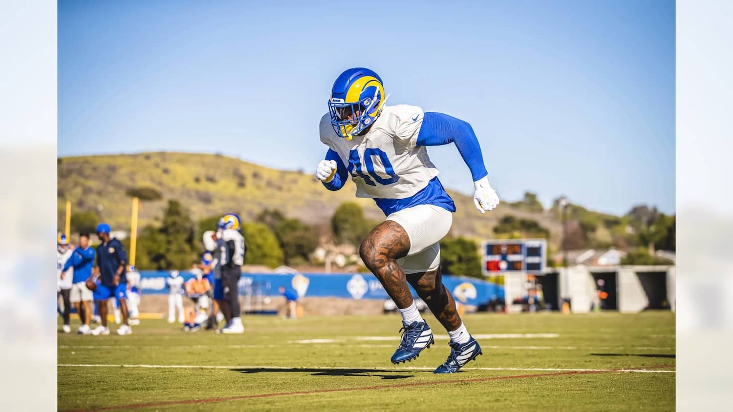 Los Angeles Rams Linebacker Von Miller. Photo Credit: Jeff Lewis | Los Angeles Rams