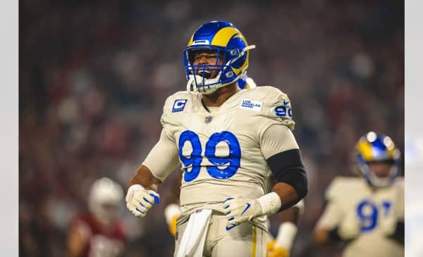 Los Angeles Rams Defensive Lineman Aaron Donald. Photo Credit: Brevin Townsell | LA Rams