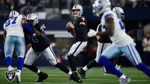 Fantasy Football 2021: Week 13 Hot Plays...Cold Drops Start n Sit Edition 7 Las Vegas Raiders Quarterback Derek Carr. Photo Credit: Michael Clemens | Las Vegas Raiders