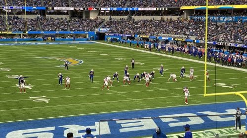 The Los Angeles Chargers Take On The New York Giants At SoFi Stadium. Photo Credit: Ryan Dyrud | LAFB Network