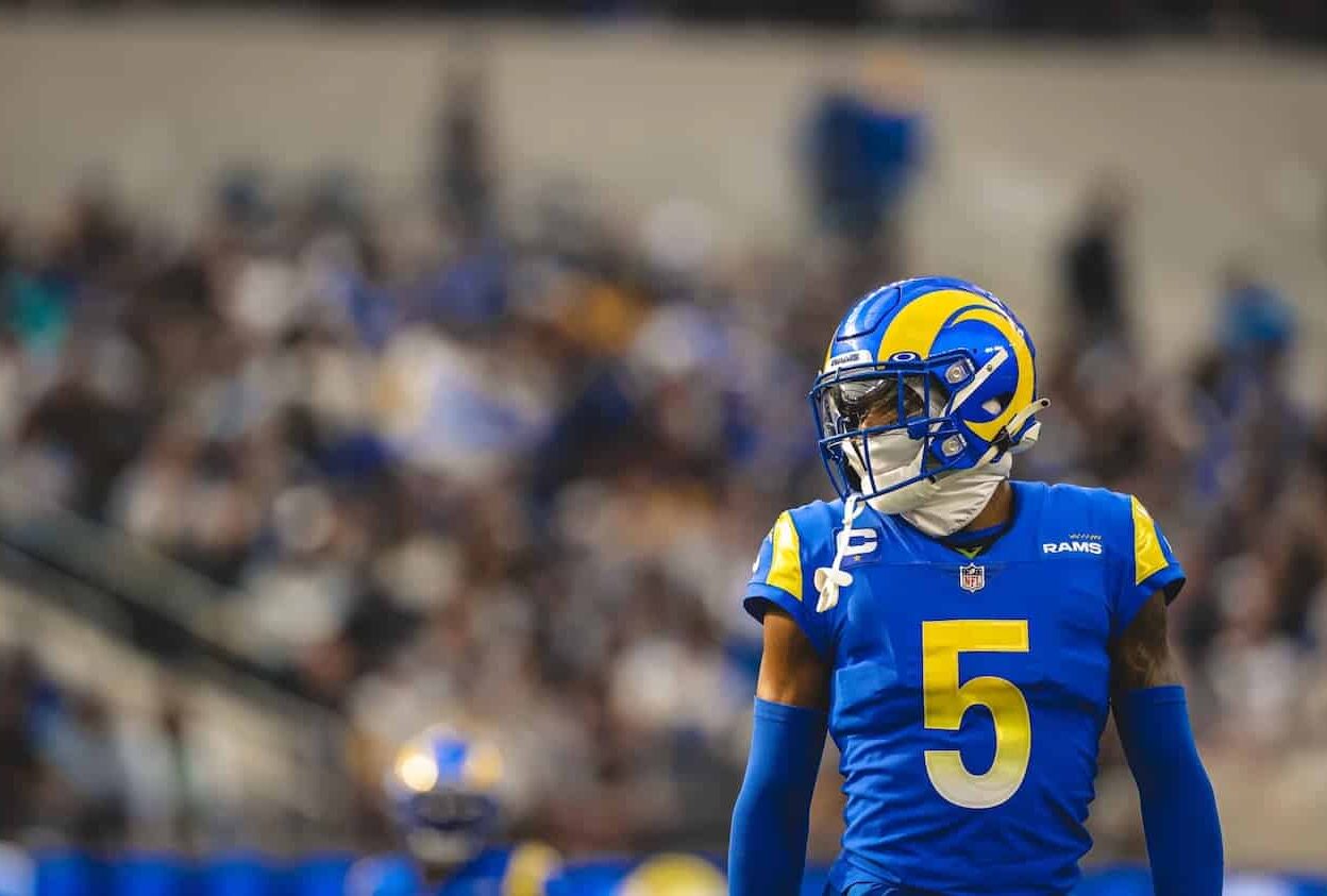 Los Angeles Rams Cornerback Jalen Ramsey. Photo Credit: Brevin Townsell | LA Rams