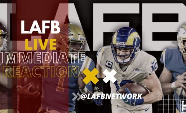 NEW LA Football Pod: Rams Dominate Jags, Chargers Pull Away Against Bengals, UCLA Gets Holiday Bowl 1 LAFB Live With Ryan Dyrud
