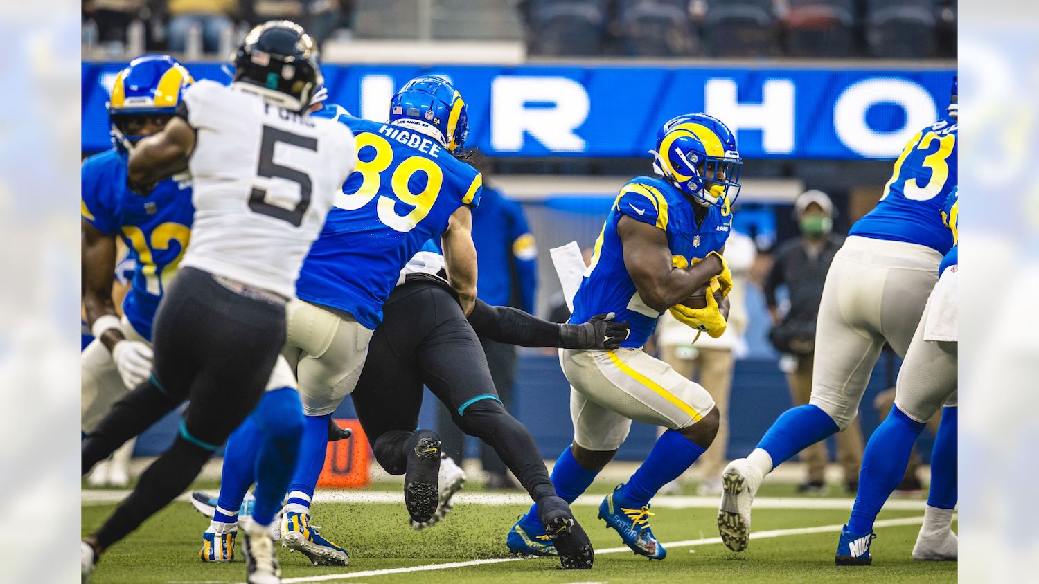 Los Angeles Rams Running Back Sony Michel. Photo Credit: Brevin Townsell | LA Rams