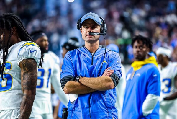 Los Angeles Chargers Head Coach Brandon Staley. Photo Credit: Mike Nowak | Los Angeles Chargers
