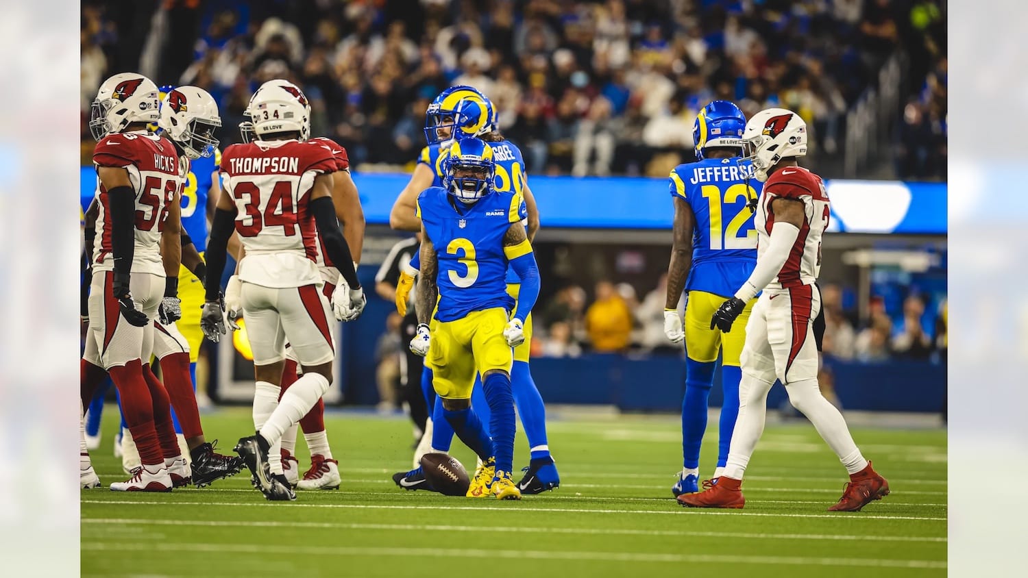 Beckham And Stafford Get Their First Playoff Wins As Rams Move On To Divisional Round 3 Los Angeles Rams Wide Receiver Odell Beckham Jr. During The Wild Card Playoff Game Against The Arizona Cardinals. Photo CreditL Brevin Townsell | LA Rams