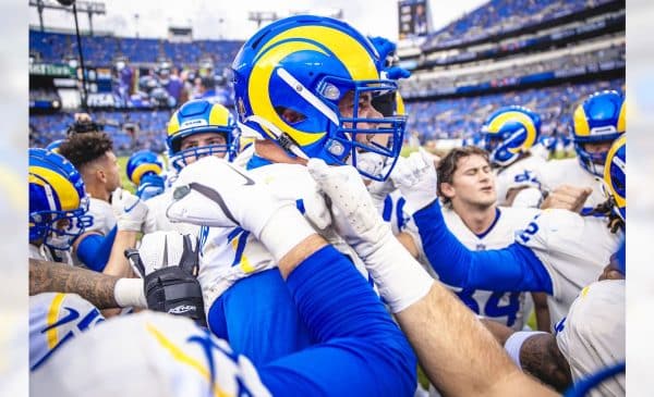 Los Angeles Rams Tackle Andrew Whitworth Breaks Down The Rams Huddle. Photo Credit: Brevin Townsell | LA Rams