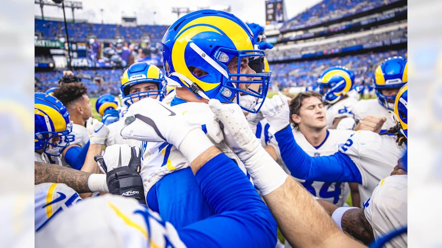 Los Angeles Rams Tackle Andrew Whitworth Breaks Down The Rams Huddle. Photo Credit: Brevin Townsell | LA Rams