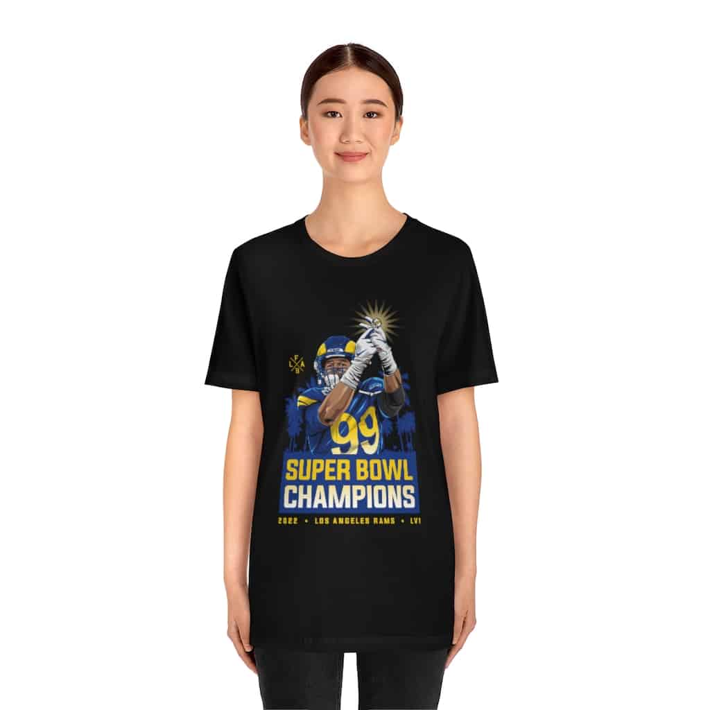 Aaron Donald Super Bowl Champ Tee - LAFB Network