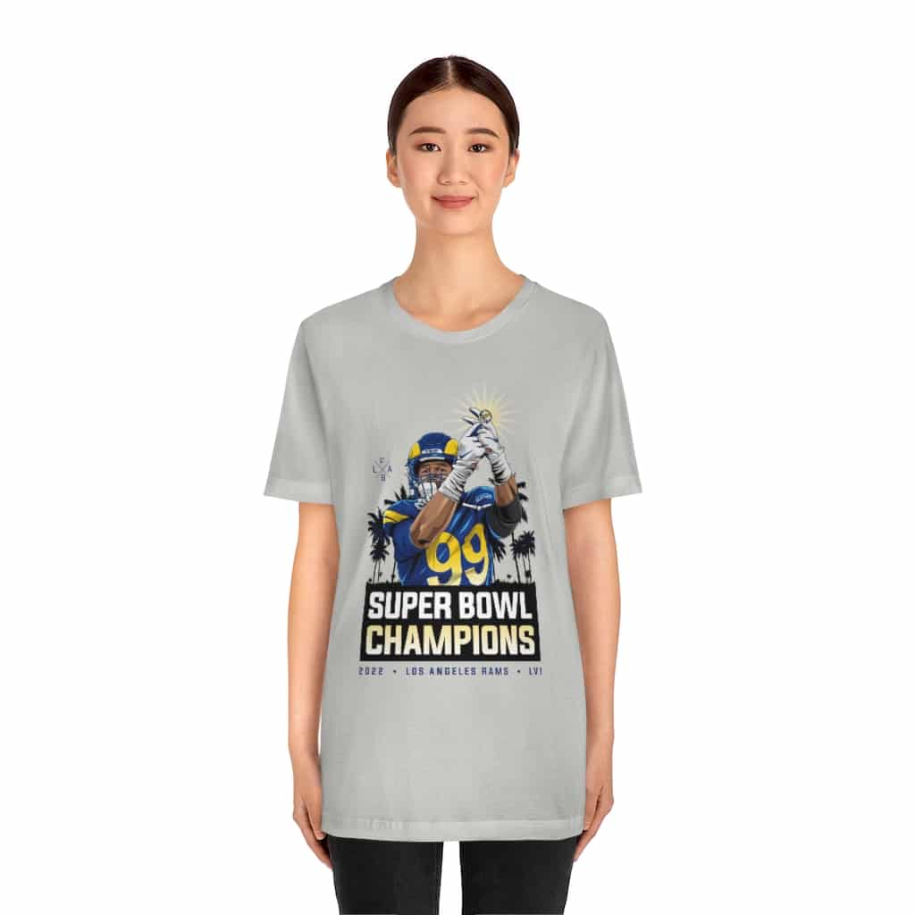 Aaron Donald Super Bowl Champ Tee - LAFB Network