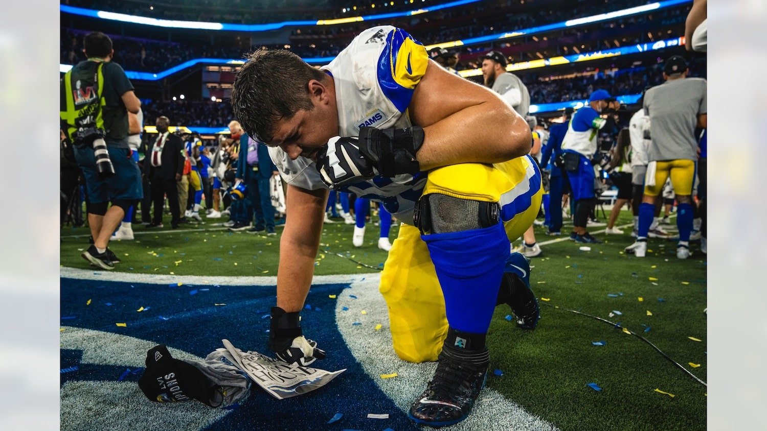 Los Angeles Rams Take On The Cincinnati Bengals In Super Bowl LVI. Photo Credit: Brevin Townsell | LA Rams