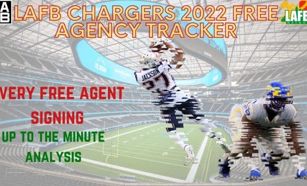Los Angeles Chargers 2022 Free Agency Tracker