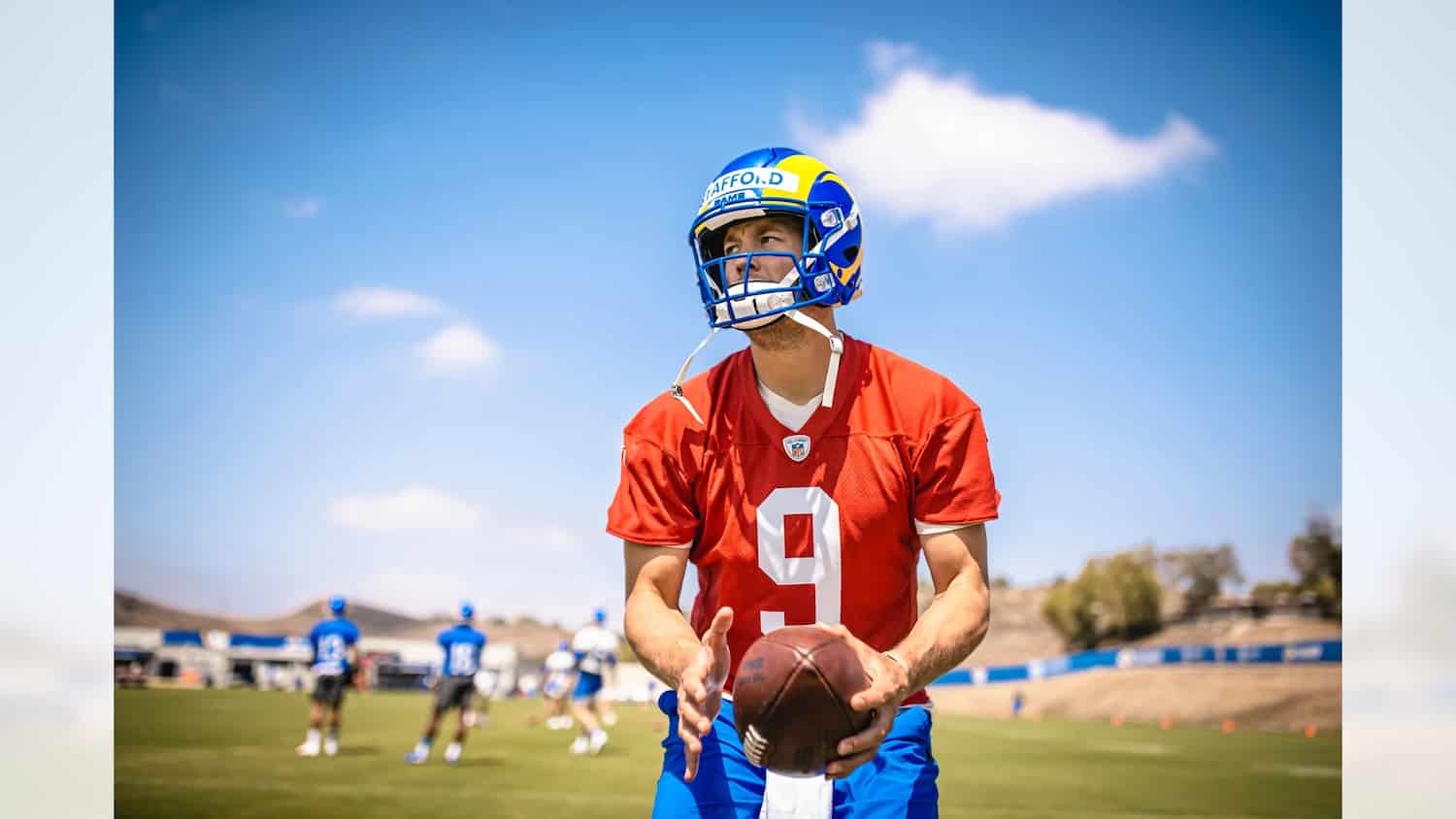 Los Angeles Rams Quarterback Matthew Stafford. Photo Credit: Brevin Townsell | LA Rams