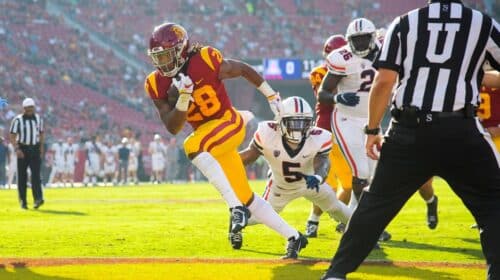 USC Trojans Running Back Keaontay Ingram. Photo Credit: John McGillen | USC Athletics