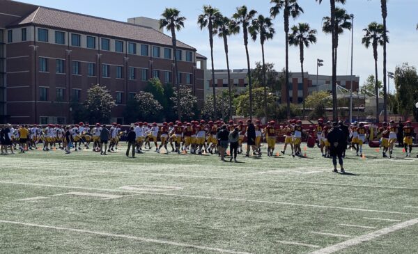 4-19 USC Football Spring Practice. Photo Credit: Ryan Dyrud | LAFB Network