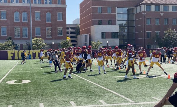 4-19 USC Football Spring Practice. Photo Credit: Ryan Dyrud | LAFB Network