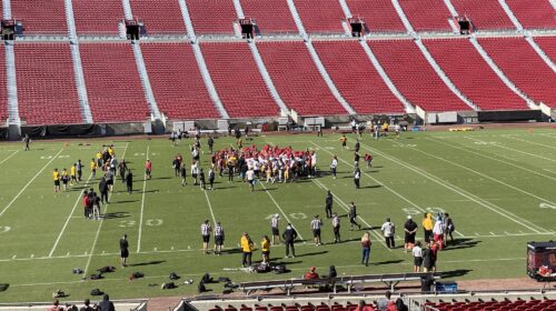 USC Trojans Spring Practice At The Coliseum. Photo Credit: Ryan Dyrud | LAFB Network