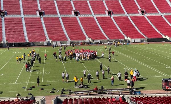 USC Trojans Spring Practice At The Coliseum. Photo Credit: Ryan Dyrud | LAFB Network