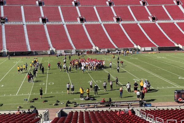 USC Trojans Spring Practice At The Coliseum. Photo Credit: Ryan Dyrud | LAFB Network