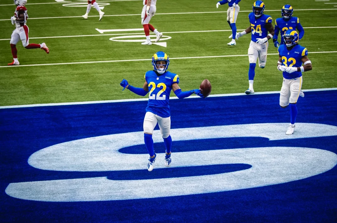 Drafting To Run It Back And Beyond: How The Rams 8 picks Can Get Them Back To The Super Bowl 3 Los Angeles Rams Cornerback Troy Hill Photo Credit: Will Navarro | LA Rams