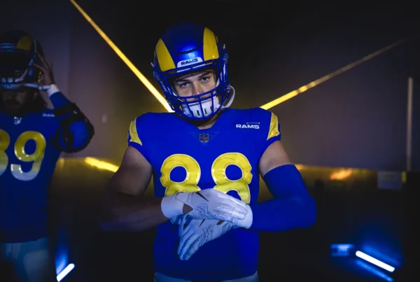 Breakout Player Los Angeles Rams Tight End Brycen Hopkins Photo Credit: Brevin Townsell | LA Rams