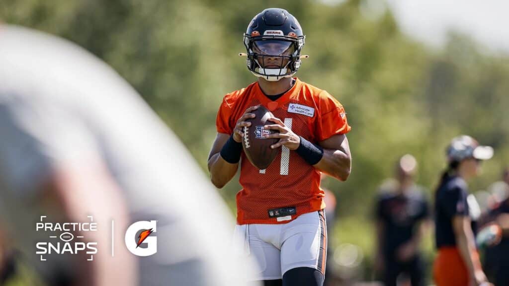 Chicago Bears Quarterback Justin Fields. Photo Credit: Jacob Funk | 2022 Chicago Bears