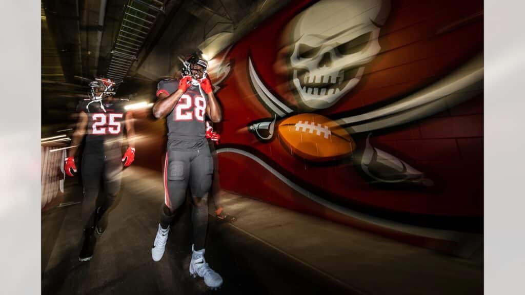 Tampa Bay Buccaneers Running Back Leonard Fournette. Photo Credit: Kyle Zedaker | Tampa Bay Buccaneers