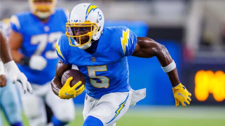 Can Josh Palmer Make A Fantasy Football Impact In A Crowded WR Room Photo Credit: Chargers.com