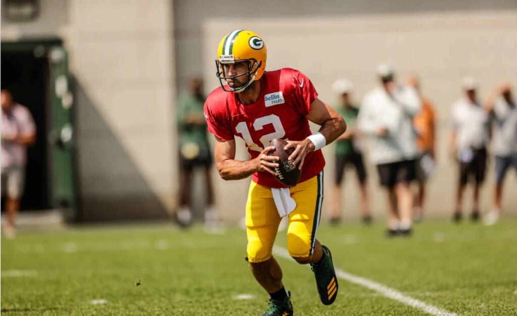 Is Aaron Rodgers Still A Top-10 Fantasy Football QB? Photo Credit: Evan Siegle | Packers.com