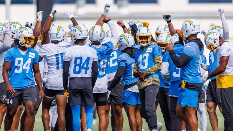 Los Angeles Chargers Wrap Up Practice. Photo Credit: Mike Nowak | Los Angeles Chargers