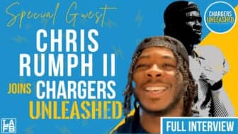 Chargers Chris Rumph Talks Personal Improvements, Team Changes & Dominant Mindset Talk Is Cheap