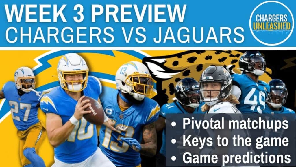 chargers and the jaguars