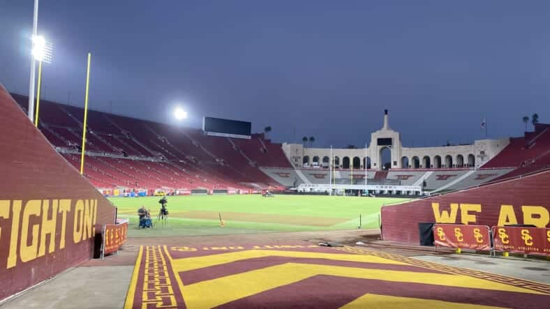 The Tunnel At The Los Angeles Memorial Coliseum After The USC Offense Dominated The Rice Owls. Photo Credit: Ryan Dyrud | LAFB Network