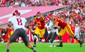 USC Trojans Quarterback Caleb Williams Photo Credit: John McGillen | USC Athletics