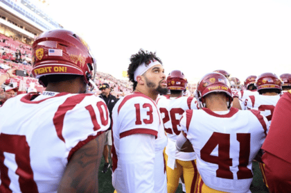 Caleb Williams and USC look to the future after tough loss Photo Credit: John McGillen | USC Athletics