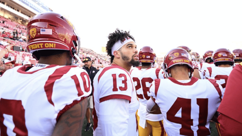 Caleb Williams and USC look to the future after tough loss Photo Credit: John McGillen | USC Athletics