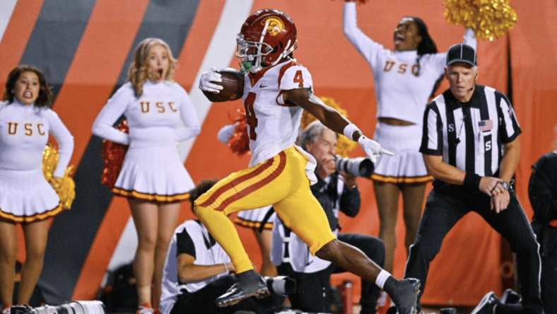USC Trojans Receiver Mario Williams Photo Credit: John McGillen | USC Athletics