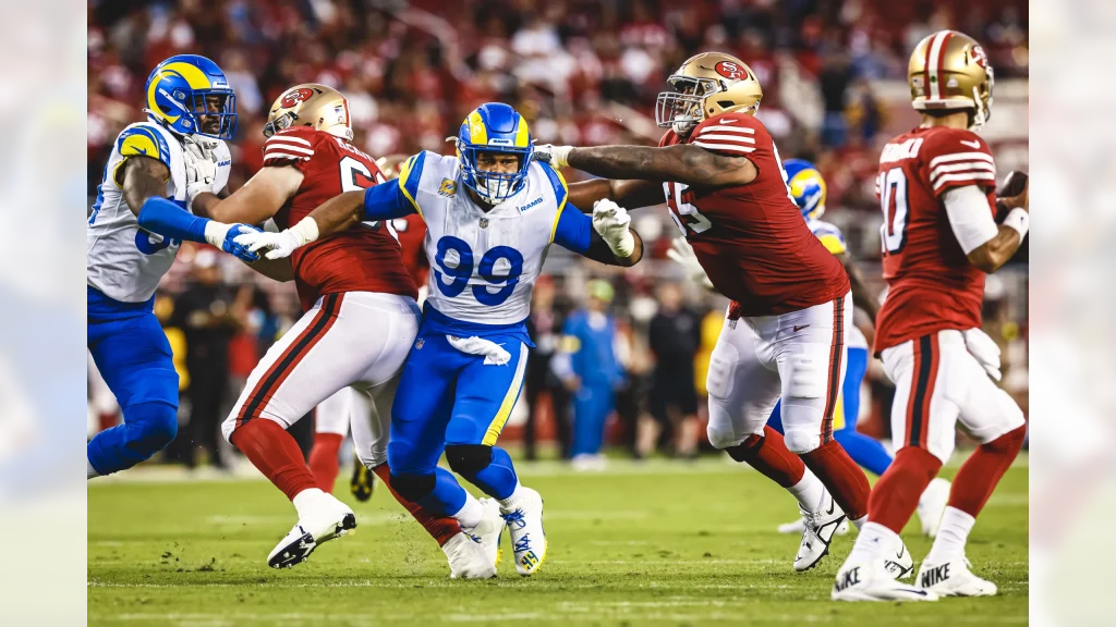 Rams Defensive Lineman Aaron Donald Photo Credit: Brevin Townsell