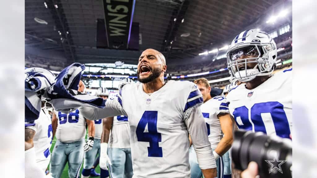 Fantasy Football Week 7 DFS Optimal Lineup 3 Dak Prescott Makes His Return And Should Be Fantasy Football Smash Photo Credit Callena Williams | Dallas Cowboys